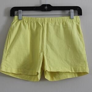 NWT Bonpoint Girl's Enjoy Shorts Cotton Lemon‎ Yellow 12